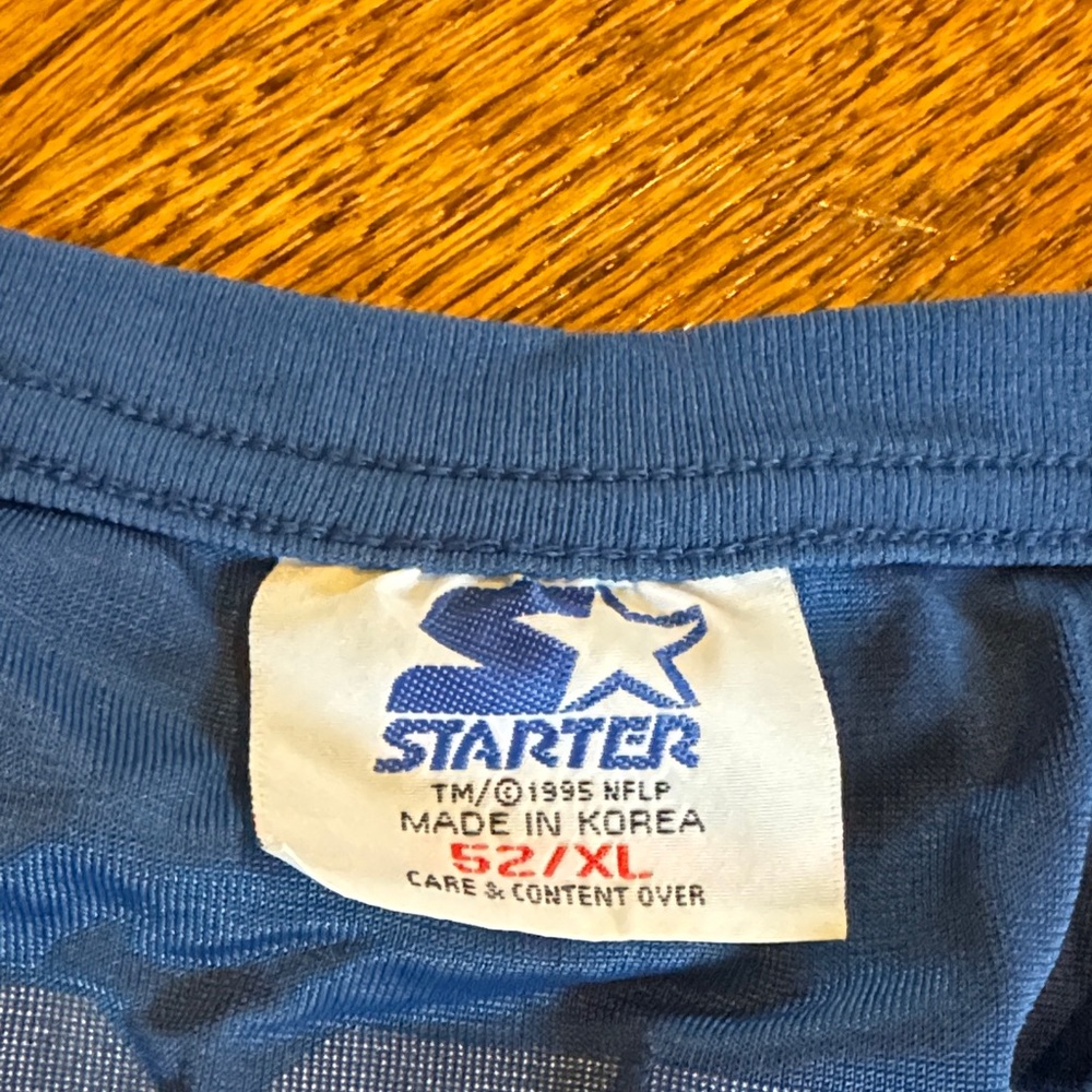 Starter Blue Mesh Athletic Jersey Patch - image 3